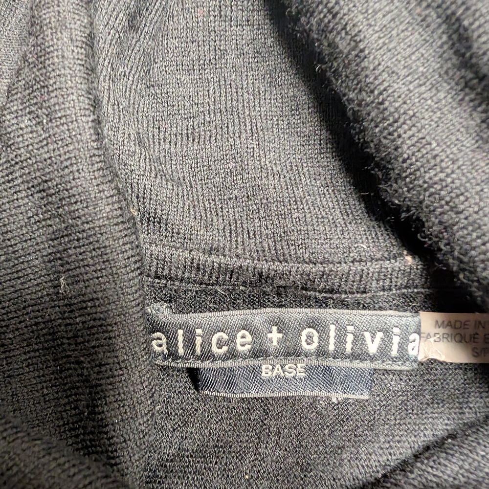 Alice + Olivia Black Knit Top - Picture 4 of 5